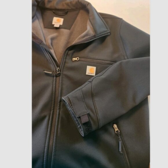 Carhartt Crowley Soft Shell Fleece- Lined Heavy Workwear Jacket - Picture 6 of 16